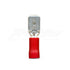 DNA WCI114 6.35mm Red Male Spade Tab Crimp Terminals - 100 Pieces