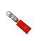 DNA WCI117 4mm Red Male Bullet Crimp Terminals, 100 Pieces