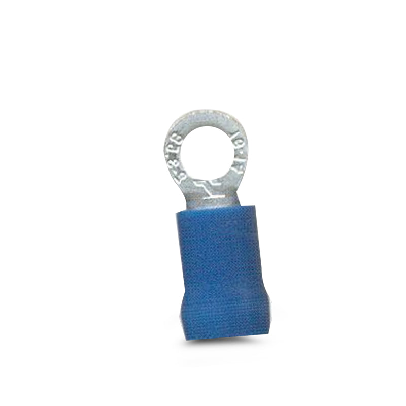 DNA WCI120 3.7mm Blue Ring Crimp Terminals - 100 Pieces