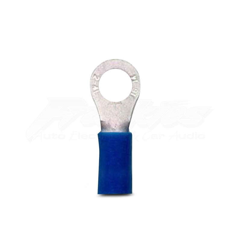 DNA WCI121 4.3mm Blue Ring Crimp Terminals - 100 Pieces