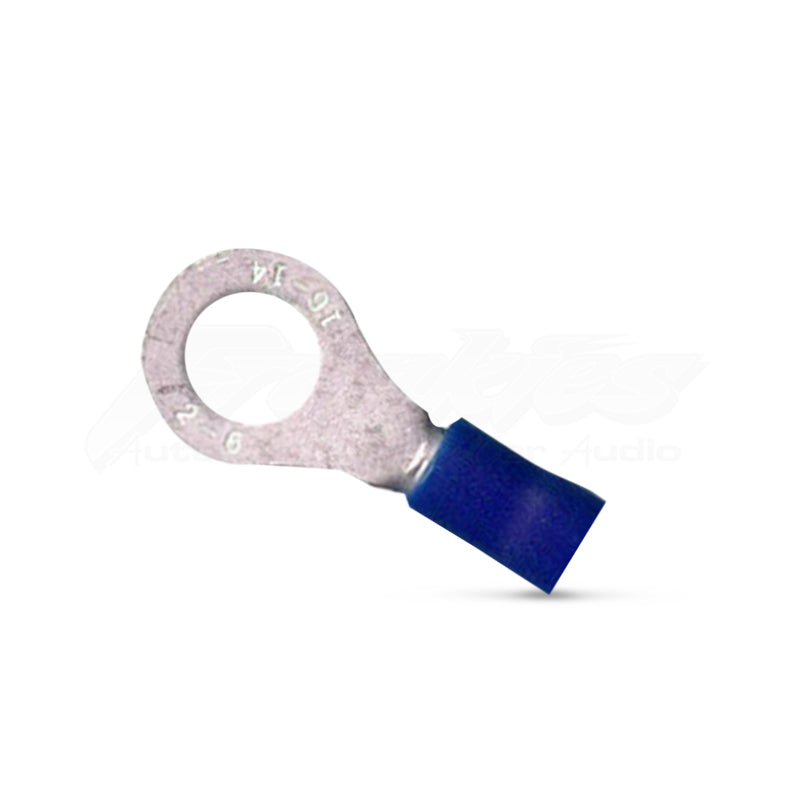 DNA WCI123 6.5mm Blue Ring Crimp Terminals - 100 Pieces