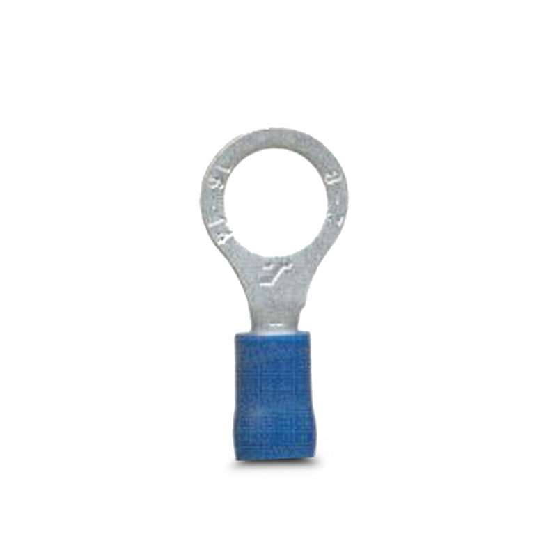 DNA WCI124 8.4mm Blue Ring Crimp Terminals - 100 Pieces