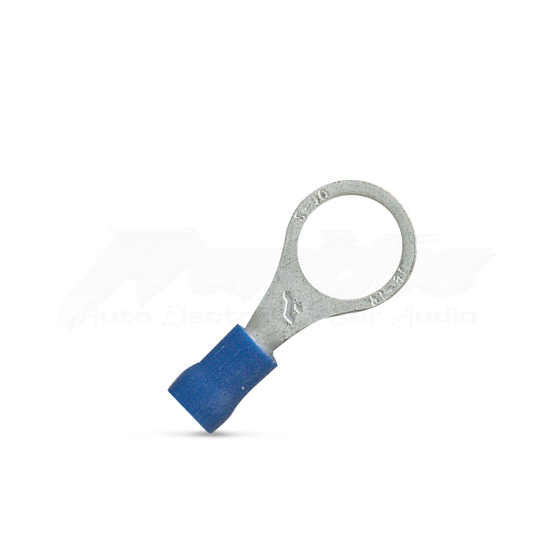 DNA WCI125 10.5mm Blue Ring Crimp Terminals - 100 Pieces