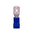 DNA WCI133 6mm Blue Male Spade Crimp Terminals - 100 Pieces