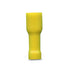 DNA WCI153 6mm Yellow Fully Insulated Female Spade Crimp Terminals - 100 Pieces