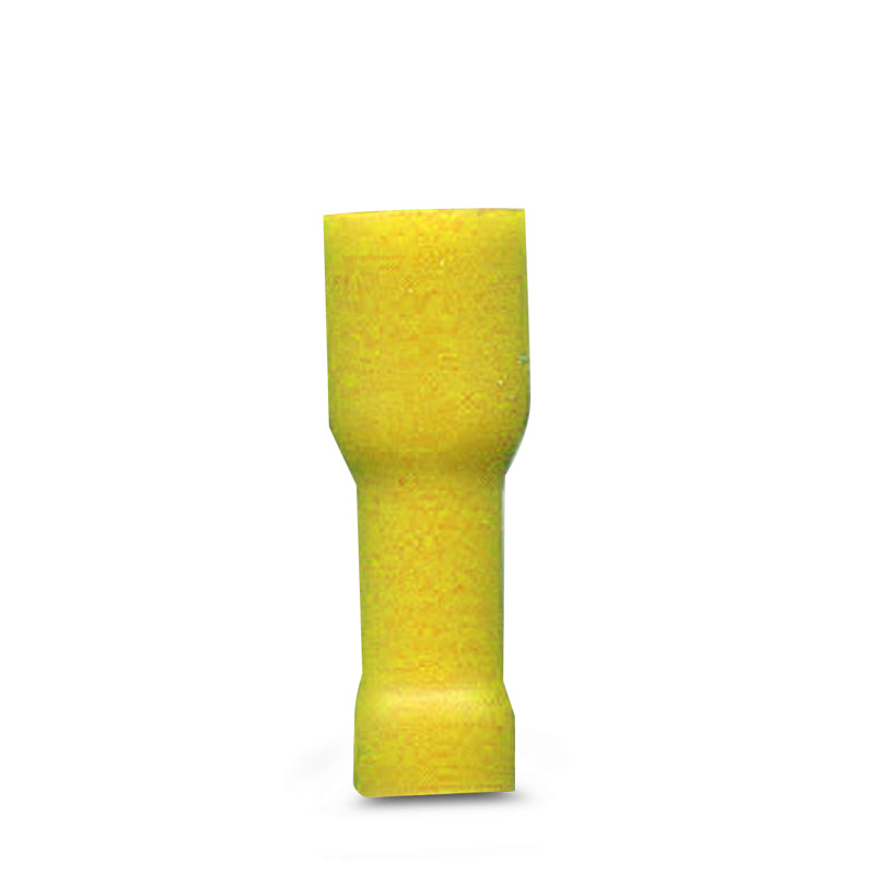 DNA WCI157 5mm Yellow Female Bullet Crimp Terminals - 100 Pieces