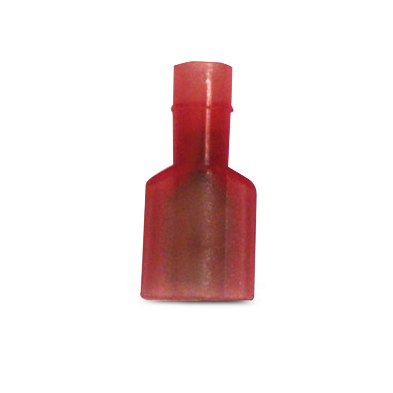 DNA WCI164 6.35mm Red Fully Insulated Male Crimp Terminals - 100 Pieces
