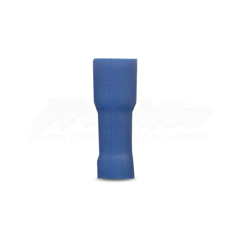 DNA WCI167 4.8mm Blue Female Fully Insulated Spade Crimp Terminals - 100 Pieces