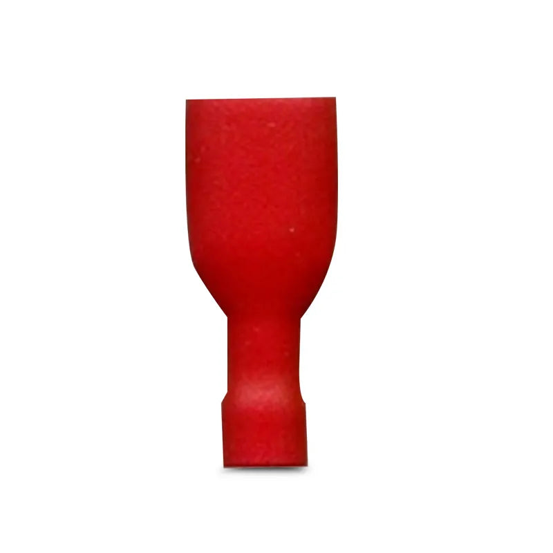 DNA WCI173 6mm Red Fully Insulated Crimp Terminals - 100 Pieces