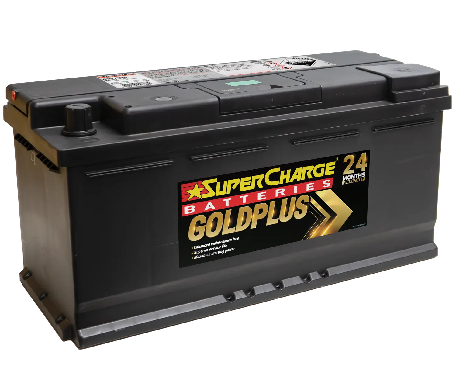 SuperCharge DIN100L Gold Plus 12V 950CCA Battery
