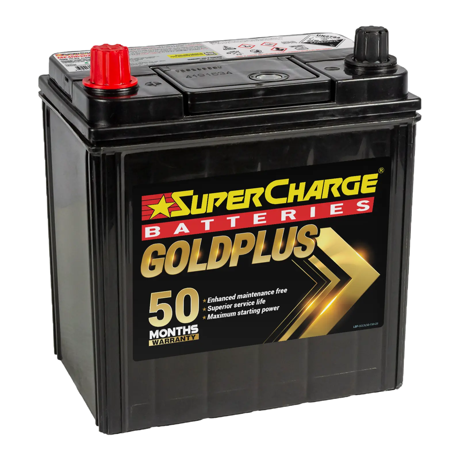 SuperCharge MF40B20ZA 12V 400CCA GoldPlus Battery