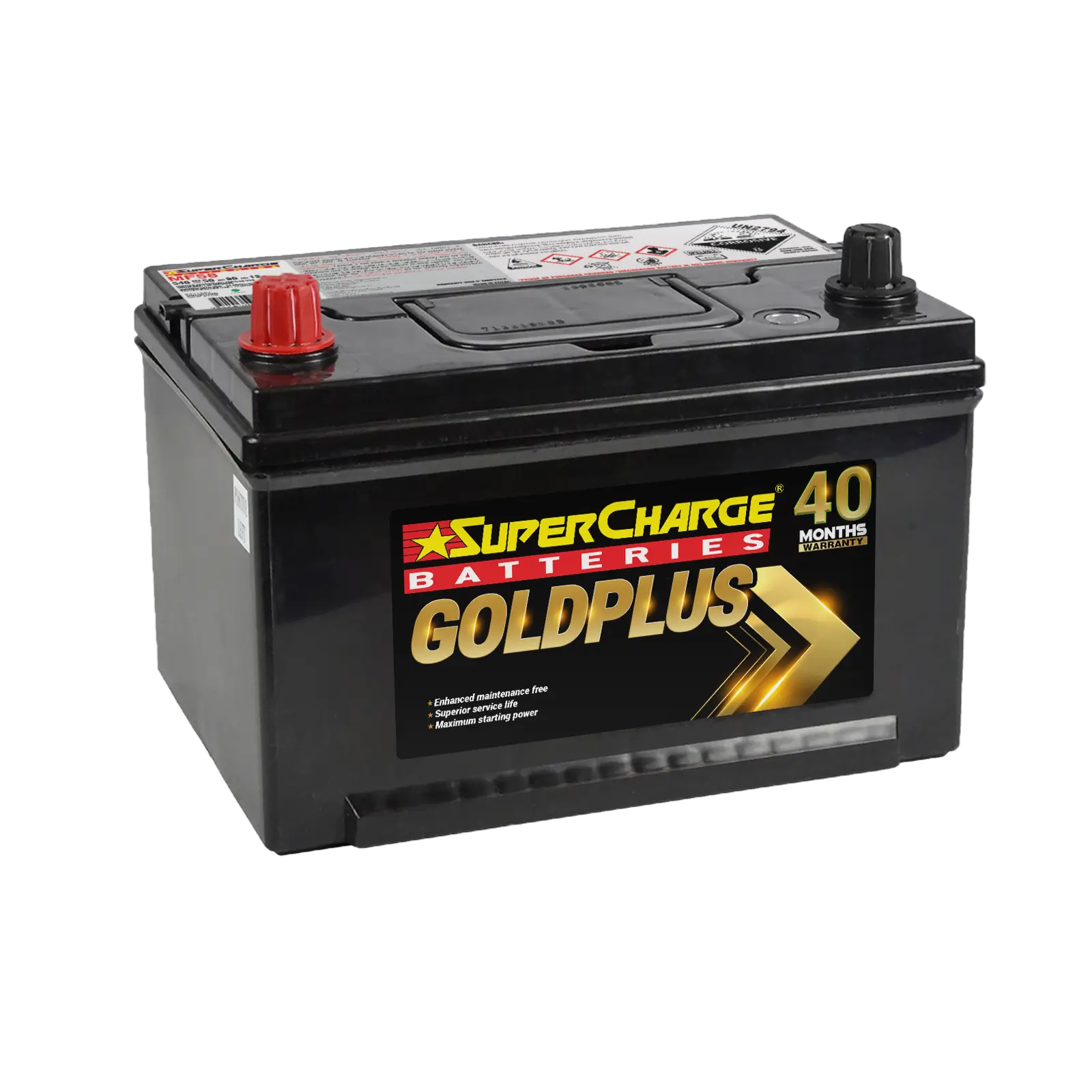 Supercharge Gold Plus MF58 BatteryUSA 12V 540CCA