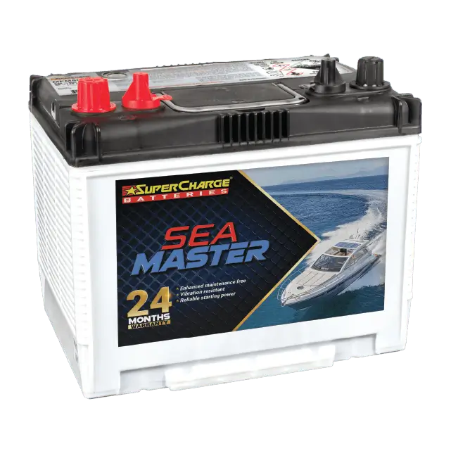 SuperCharge MFM50 SeaMaster Gold 12V 640CCA Maintenance-Free Battery