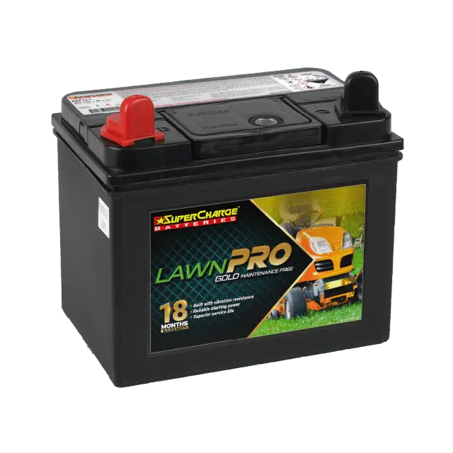 SuperCharge MFU1 12V 350CCA GoldPlus Lawn Care Battery