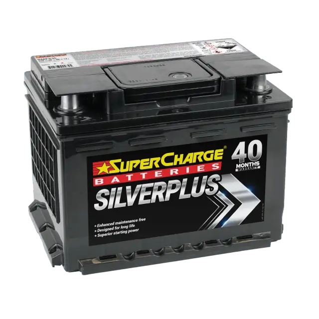 SuperCharge SMF53L SilverPlus 12V 530CCA Maintenance-Free Battery