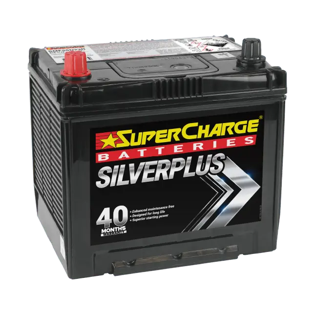 SuperCharge SMF55D23R SilverPlus 12V 530CCA Maintenance-Free Battery