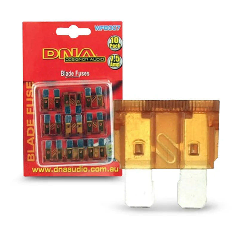 DNA WFB007 7.5 Amp Blade Fuse - 10 Pieces