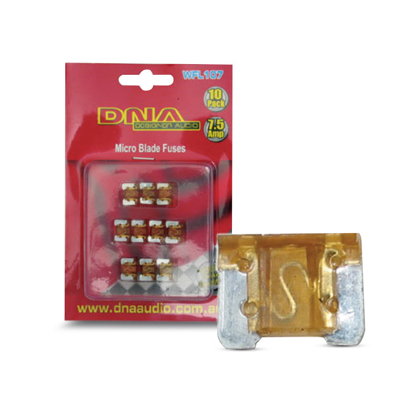 DNA WFL107 7.5 Amp Micro Blade Fuse - 1 Pack Of 10