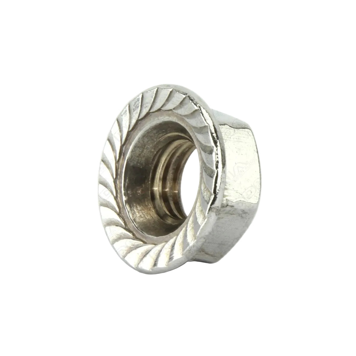 DNA WFN108 M8 Hex Serrated Flange Nut 201 Stainless Steel – 100 Pack