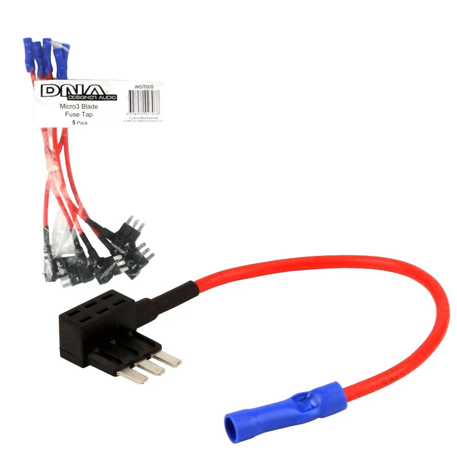 DNA WGT005 Micro3 Fuse Tap - 1 Pack Of 5