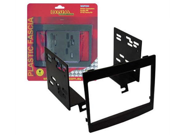 DNA WHF104 Double DIN Fascia Suit Holden Commodore VY-VZ - Black