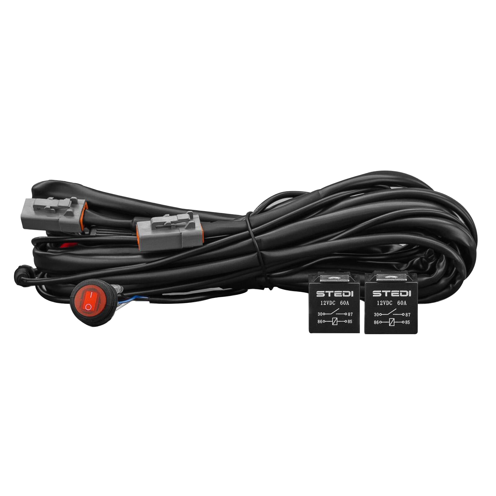 STEDI WIRQKFT-SMART-DUAL-RELAY Dual Relay/Connector Plug & Play SMART Harness™ High Beam Driving Light Wiring