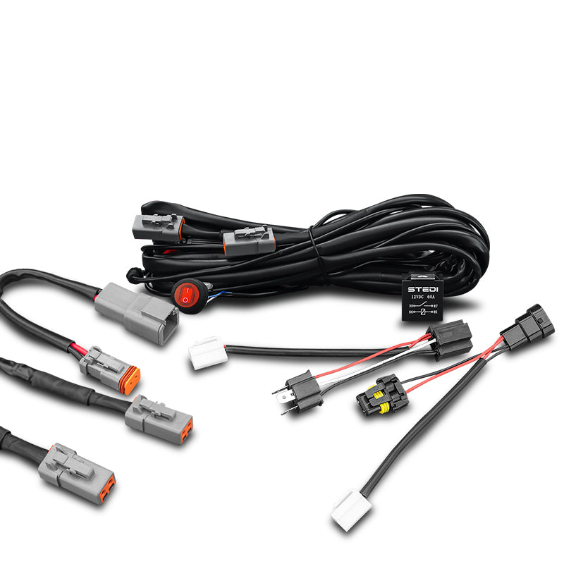 STEDI WIRQKFT-SMART Dual Connector Output Plug & Play Quick Fit Driving Light Smart Harness