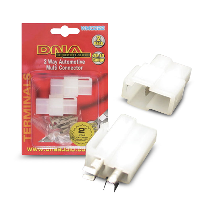 DNA WMC022 2-Way Automotive Multi Connectors - 2 Pieces