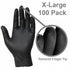 DNA WNG001BXL Black Nitrile Gloves Extra Large – 100 Pack
