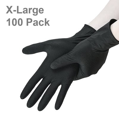 DNA WNG002BXL Heavy Duty Texture Grip Nitrile Gloves Extra Large – 100 Pack