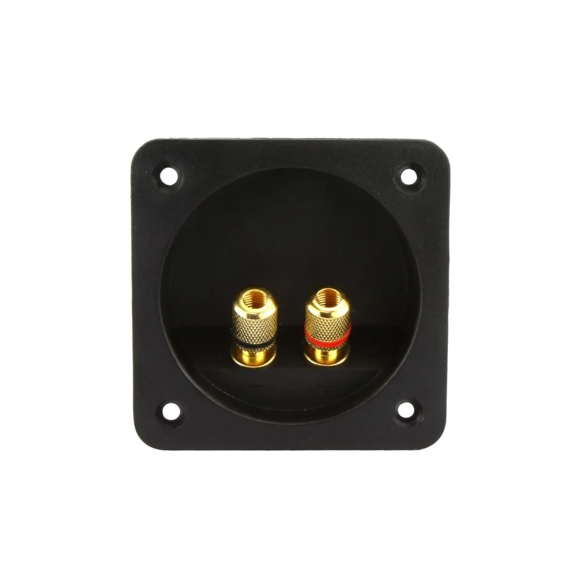 DNA WSC203 Rectangular Round Mount Plastic Speaker Terminal Plate