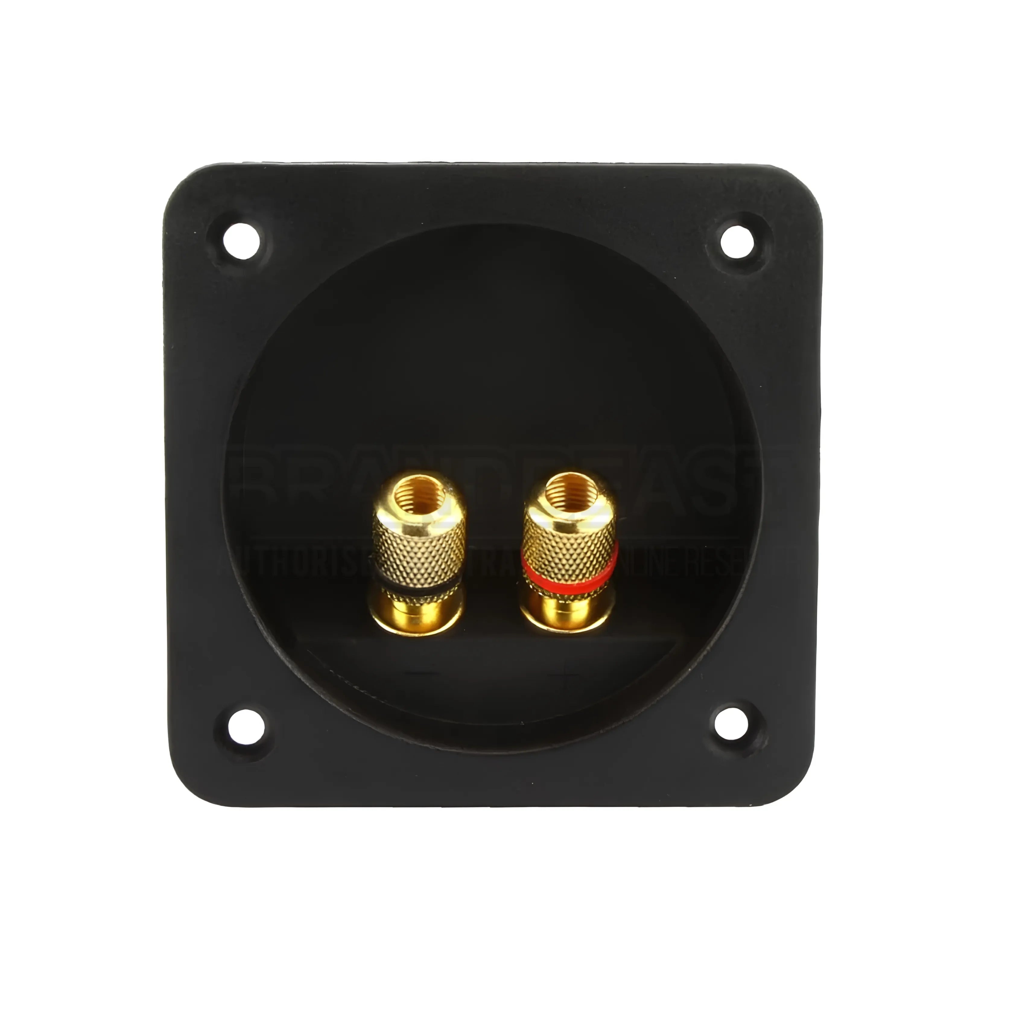 DNA WSC203 Rectangular Round Mount Plastic Speaker Terminal Plate