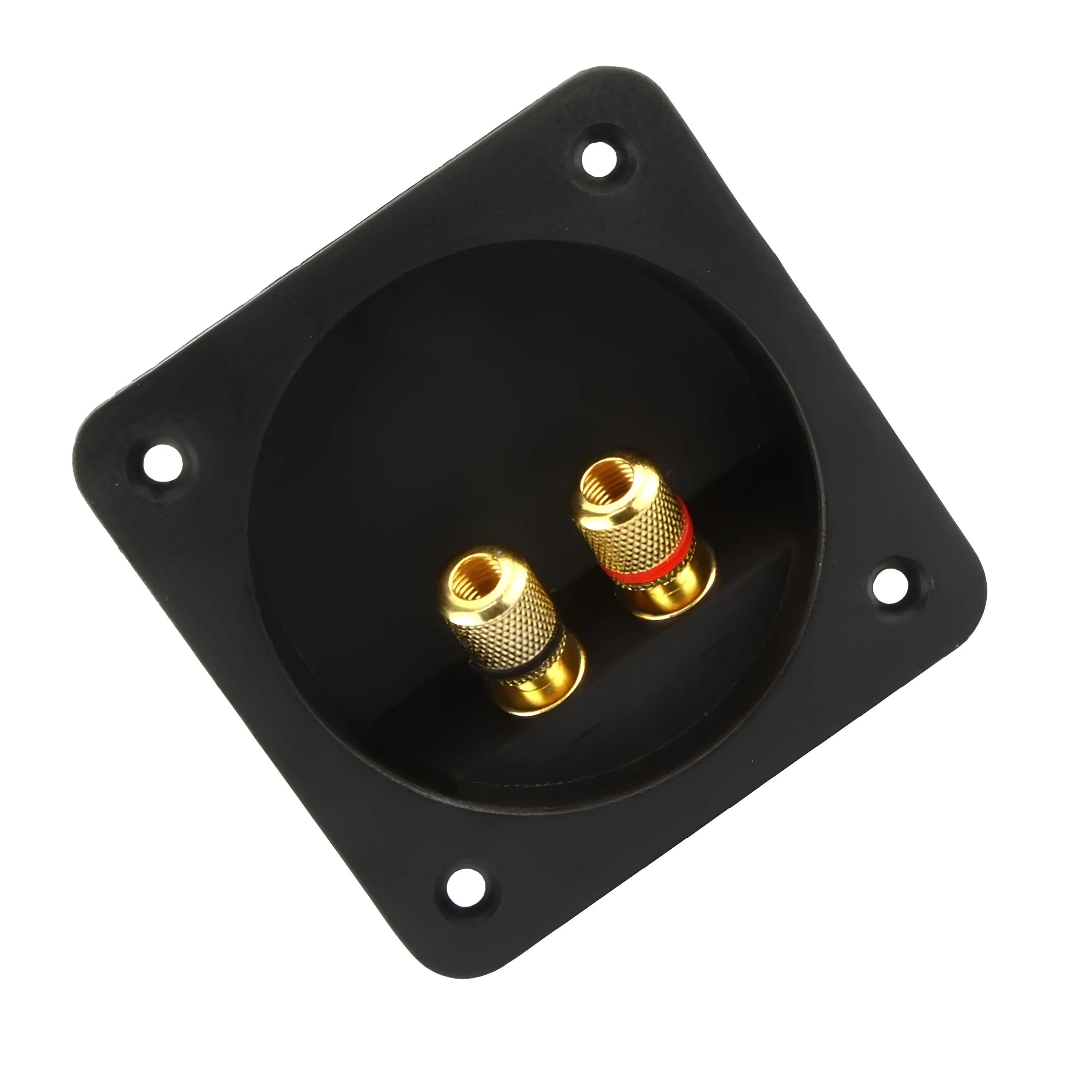 DNA WSC203 Rectangular Round Mount Plastic Speaker Terminal Plate