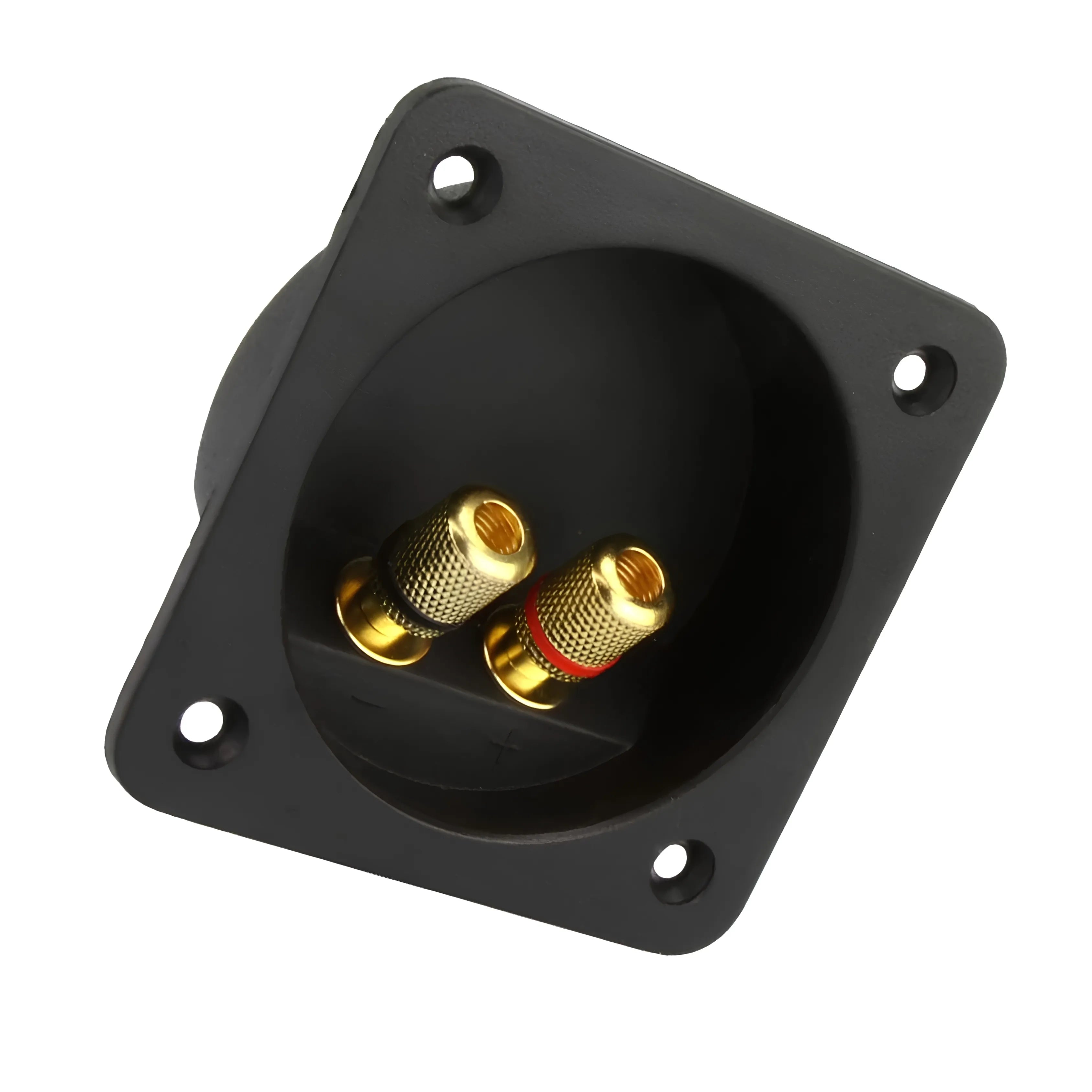 DNA WSC203 Rectangular Round Mount Plastic Speaker Terminal Plate