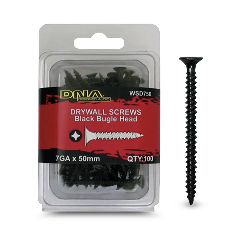 DNA WSD750 50mm 7 Gauge Drywall Screws - 100 Pieces