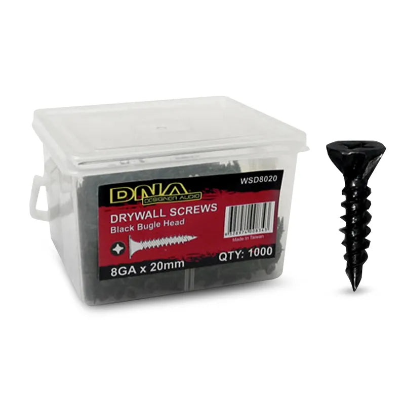 DNA WSD8020 20mm 8 Gauge Drywall Screws - 1000 Pieces