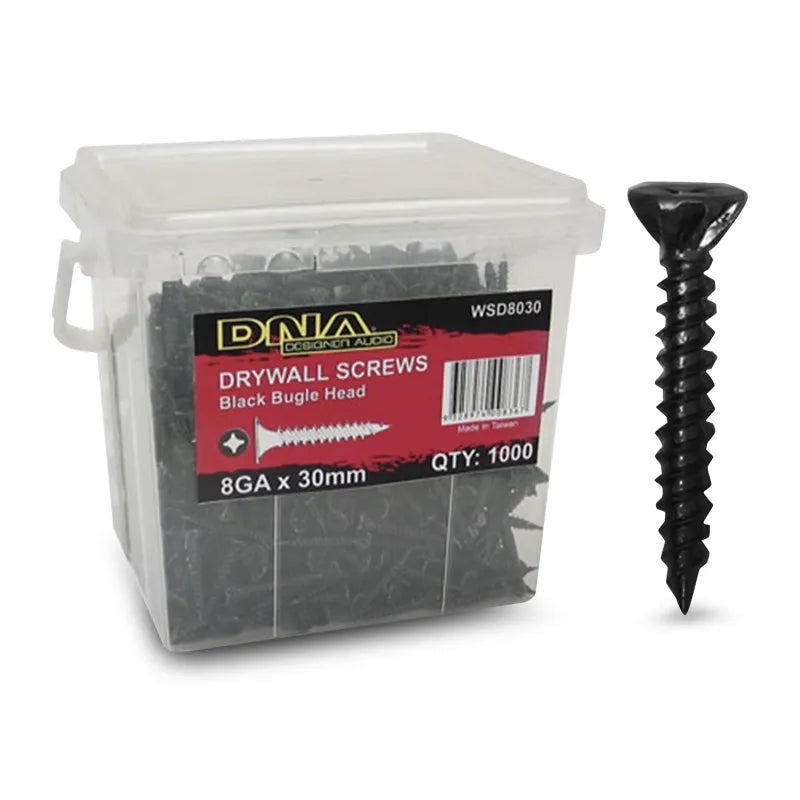 DNA WSD8030 30mm 8 Gauge Drywall Screws - 1000 Pieces