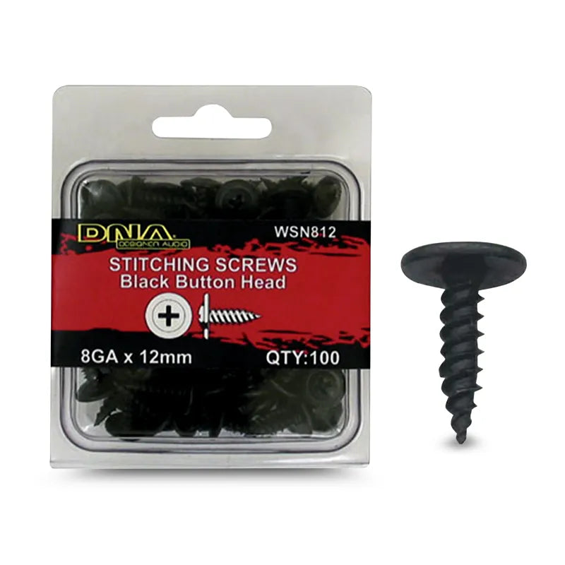 DNA WSN812 12mm Needle Point Screws - 100 Pieces