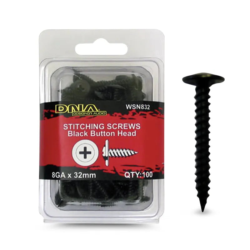 DNA WSN832 32mm Needle Point Screws - 100 Pieces