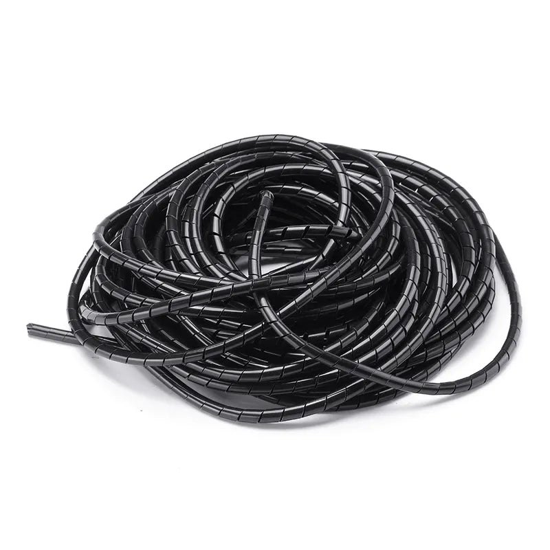 DNA WSR610 6mm Black Spiral Wrap - 10 Metres