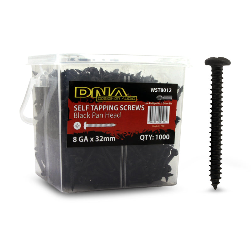 DNA WST8012 32mm 8 Gauge Self Tapper Screws - 1000 Pieces