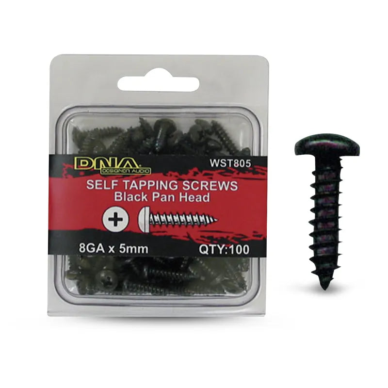 DNA WST805 16mm 8 Gauge Self Tapper Screws - 100 Pieces