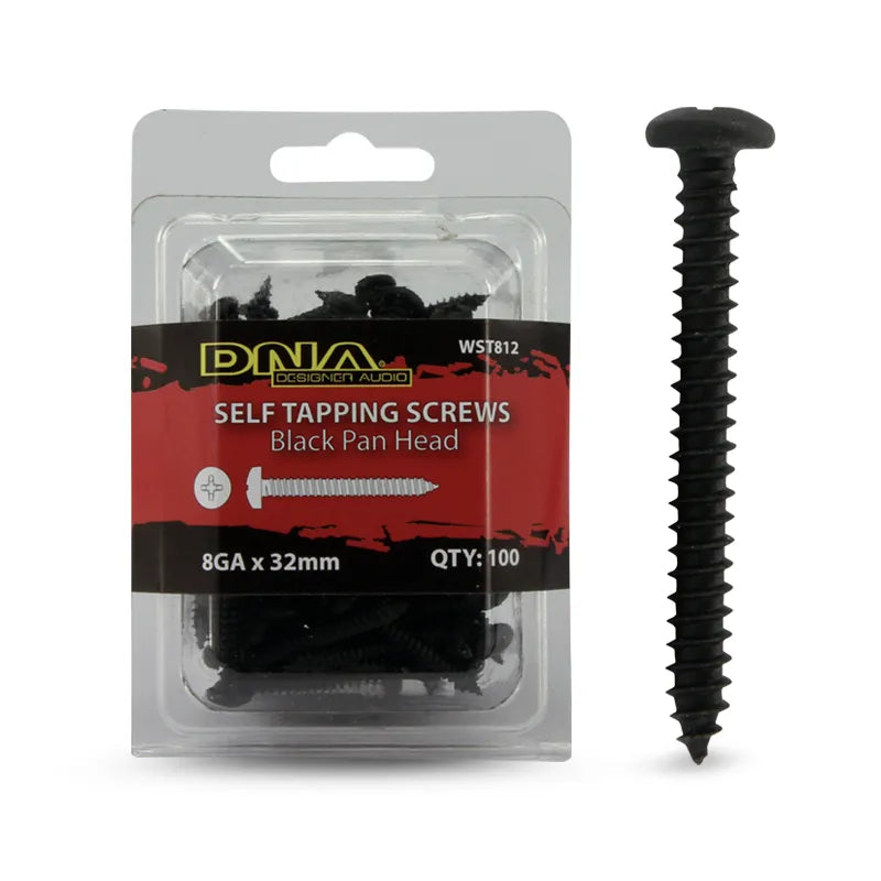 DNA WST812 32mm 8 Gauge Self Tapper Screws - 100 Pieces