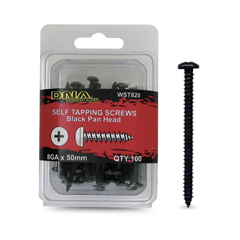 DNA WST820 50mm 8 Gauge Self Tapper Screws - 100 Pieces