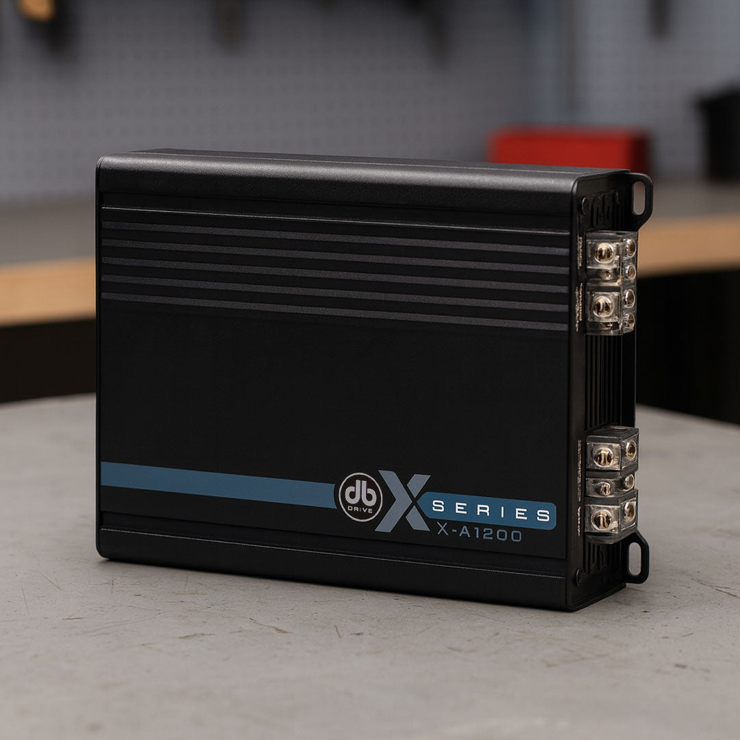 DB Drive X-A1200 Mono Class D Amplifier - DB Drive High-Performance Subwoofer Amplifier