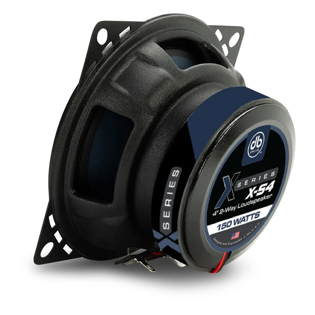 DB Drive X-S4 4" 2-Way Car Speakers 150W Power Handling