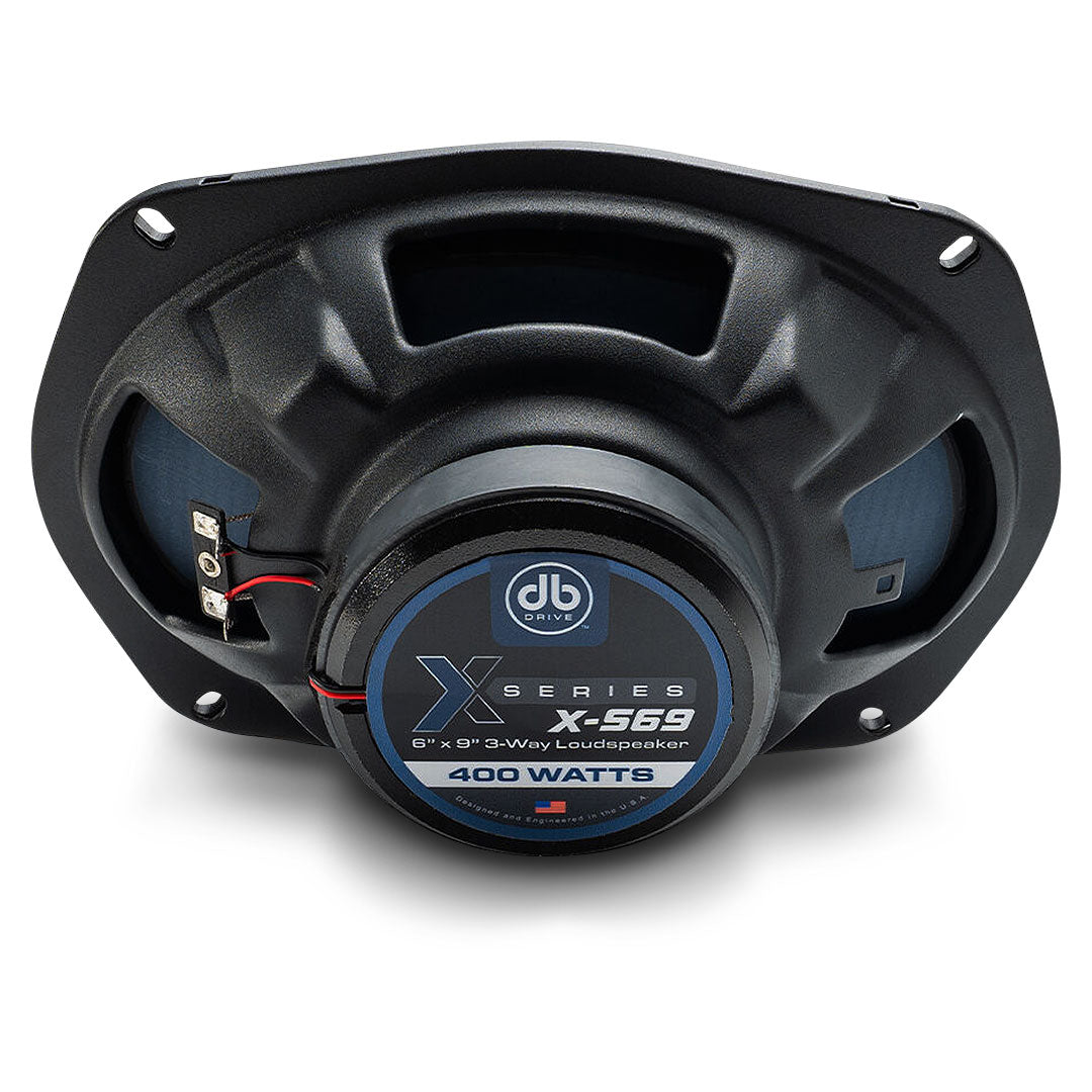 DB Drive X-S69 6x9" 3-Way Car Speakers 400W Power Handling