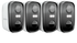 UNIDEN APP CAM SOLO X2K-4 PACK - 100% Wirefree 2K Super HD Spotlight Camera Quad Pack with Solar Compatibility
