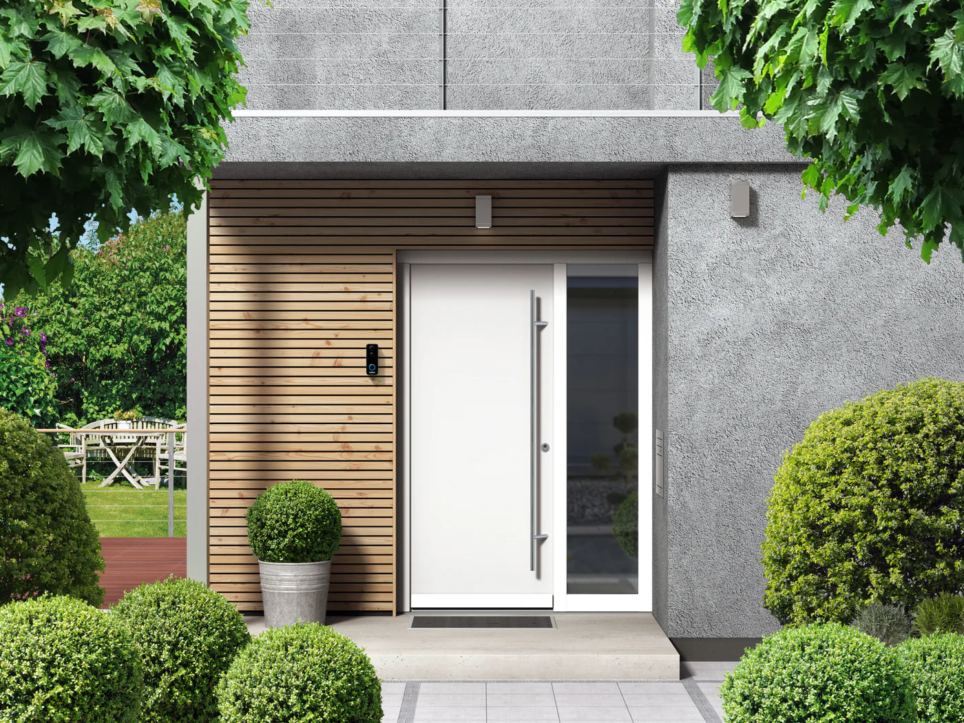 UNIDEN SOLO X2K BELL PLUS - 100% Wirefree 2K Super HD Video Doorbell with Fisheye Lens and Wireless Chime