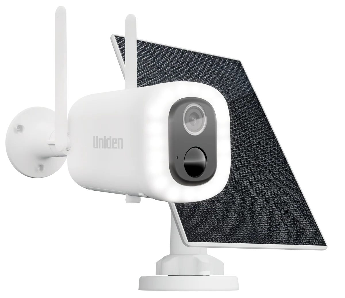 UNIDEN APP CAM SOLO X2K BULLET KIT - 100% Wirefree 2K Super HD Spotlight Bullet Camera with Solar Panel